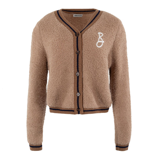 ANNA BLUE VESTJE LAURYN CAMEL
