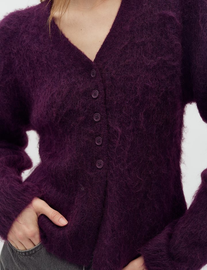 MBYM VEST CONNI BLACKBERRY WINE