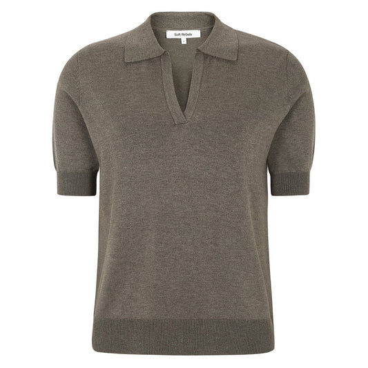 SOFT REBELS POLO PARKER CANTEEN MELANGE