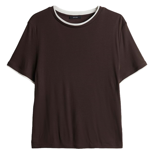 OPUS T-SHIRT SOPPEL AFFOGATO