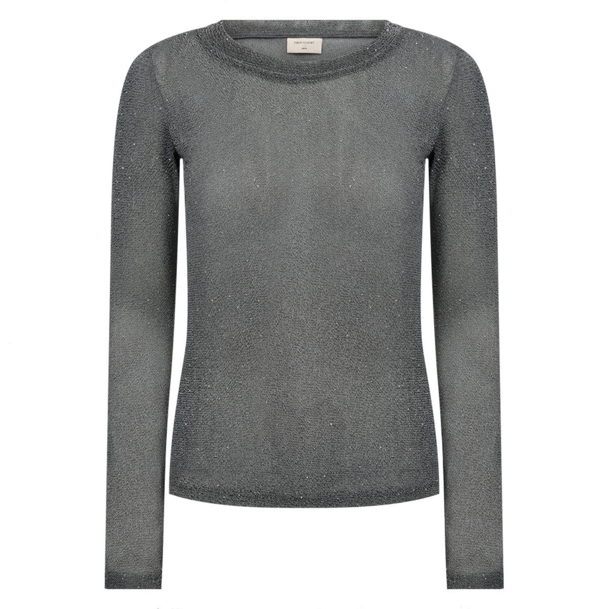 FREEQUENT TOP DONNA DARK GREY MELANGE