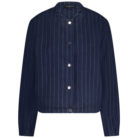 TRAMONTANA JASJE PINSTRIPE DARK BLUE DENIM