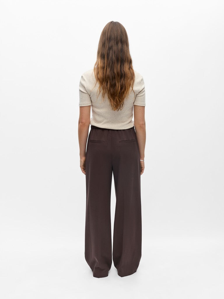 OBJECT BROEK MET KOORD SEAL BROWN