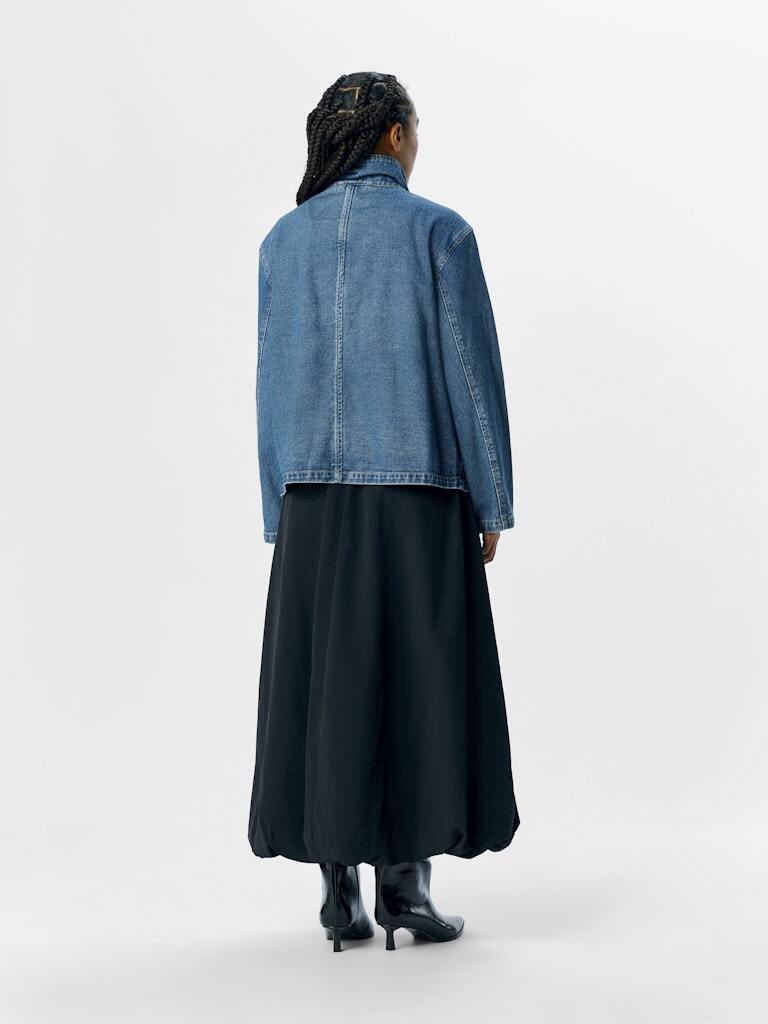 OBJECT JACKET TILLA MEDIUM BLUE DENIM