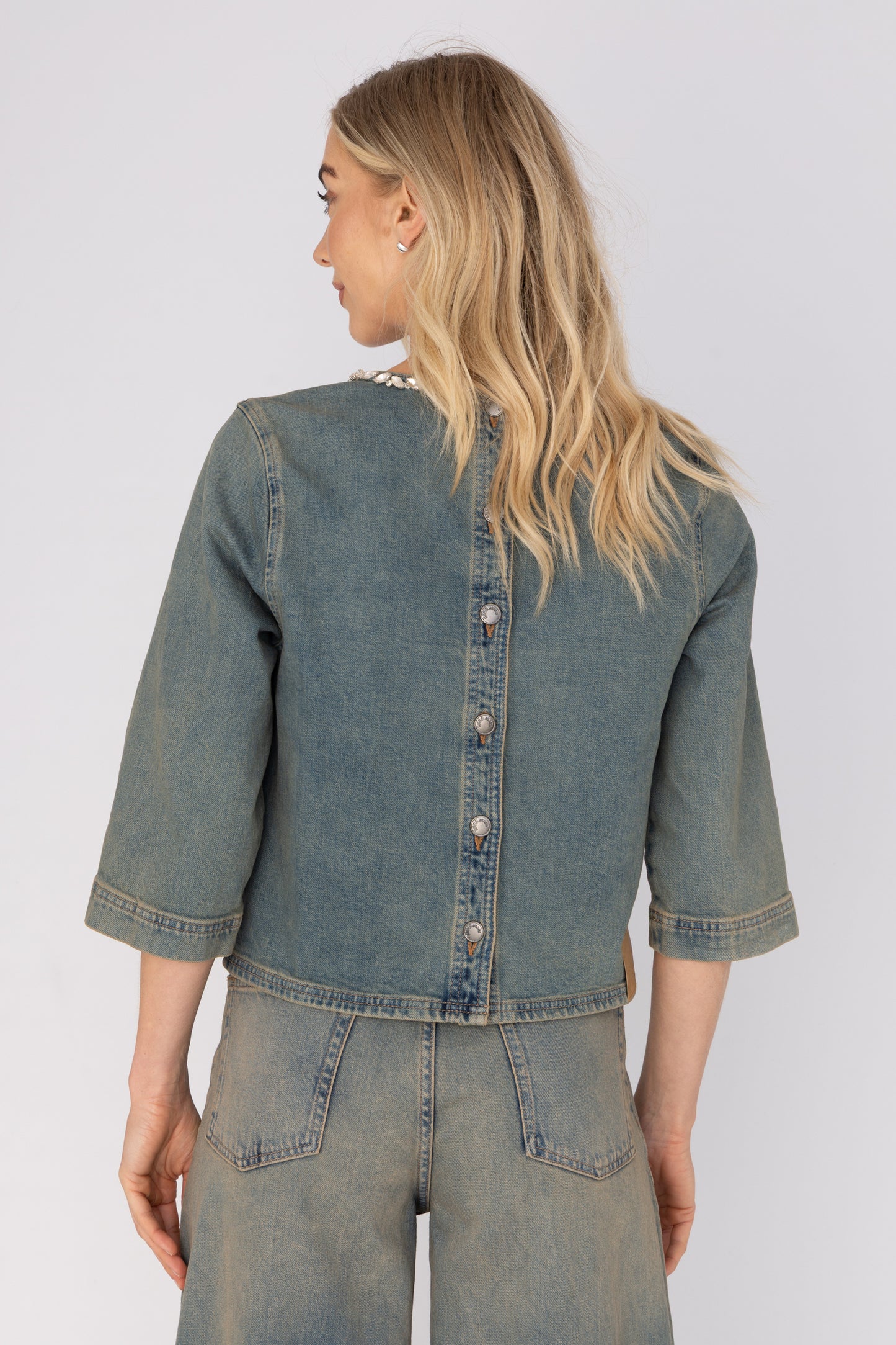 ANNA TOP TINA DIRTY DENIM