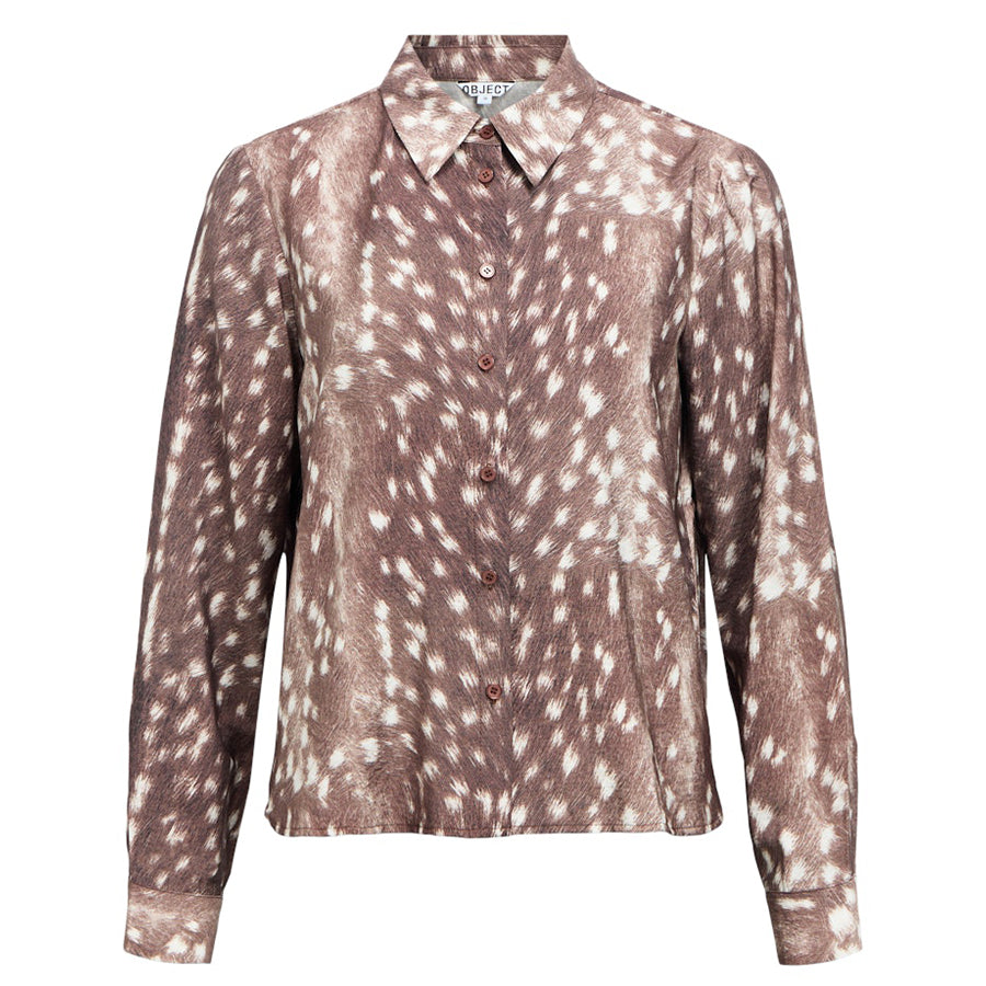 OBJECT BLOUSE BETRI COCOA BROWN