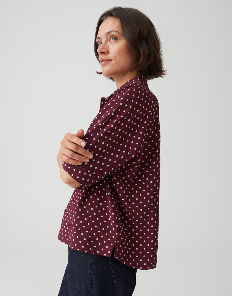 OPUS BLOUSE FARISE POLKADOT CHERRY JAM