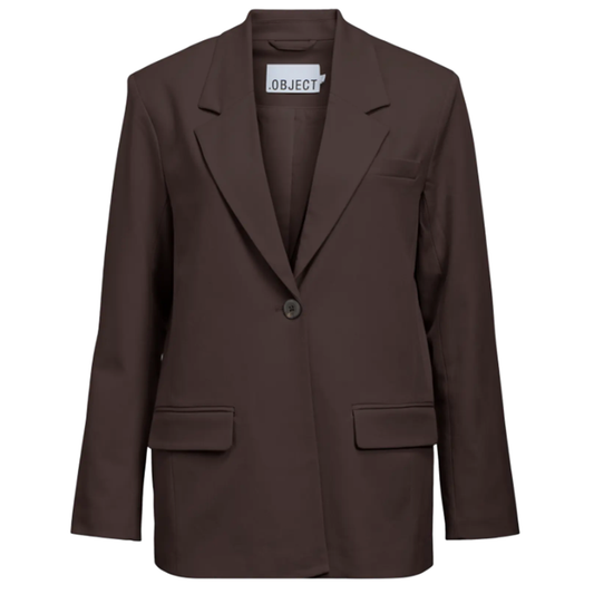 OBJECT BLAZER LISA SEAL BROWN