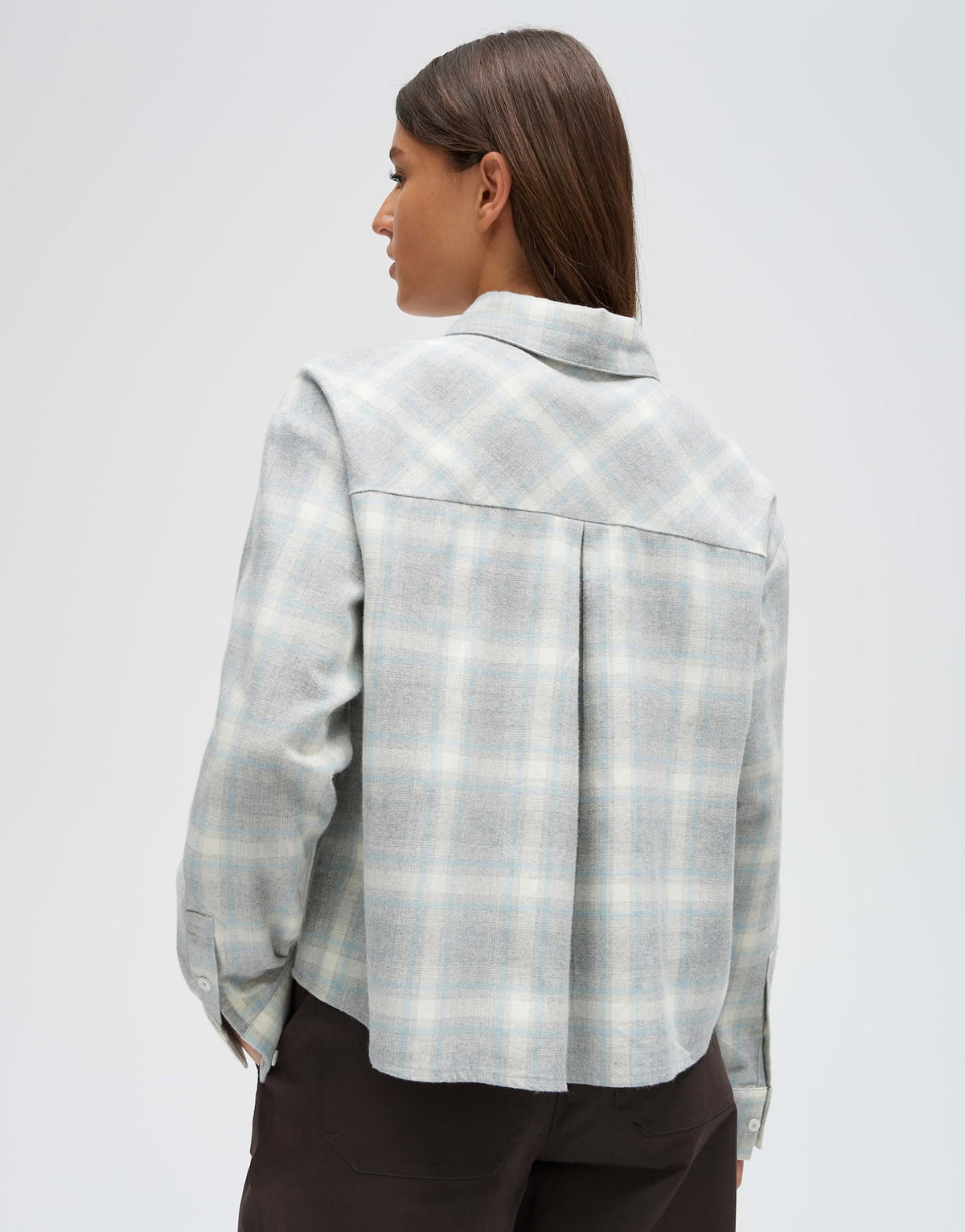 OPUS BLOUSE FLAKARO HAZY FOG MELANGE
