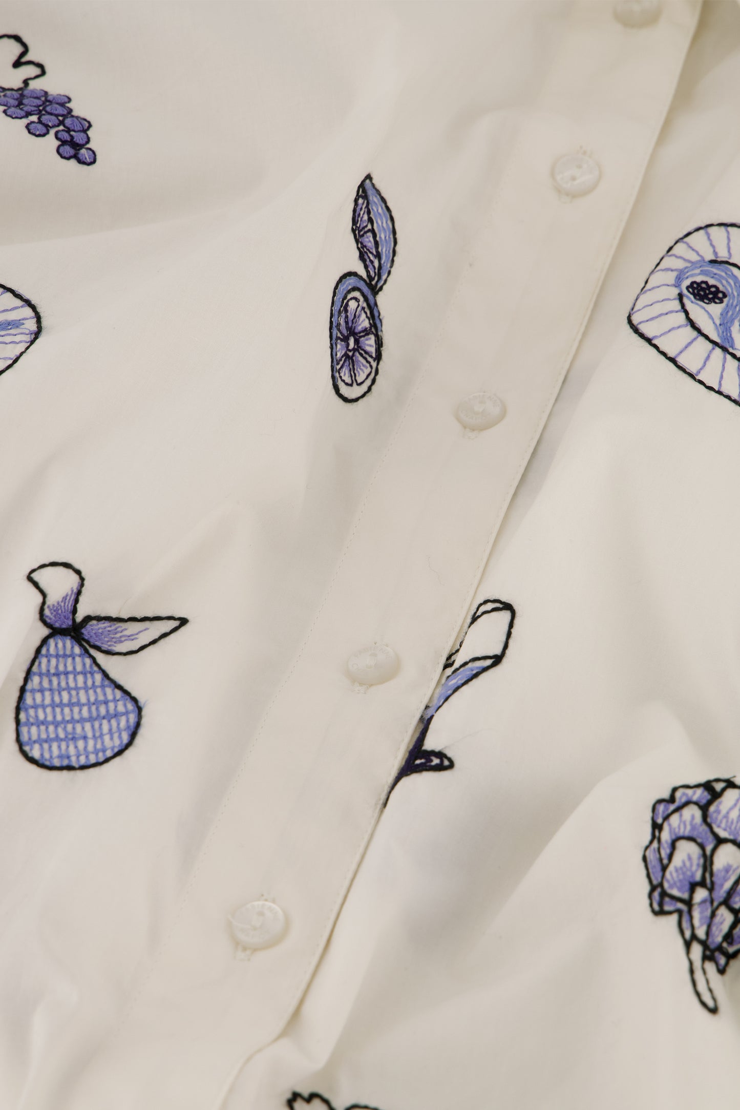 FABIENNE CHAPOT BLOUSE LILOT COSY WHITE/BLUE