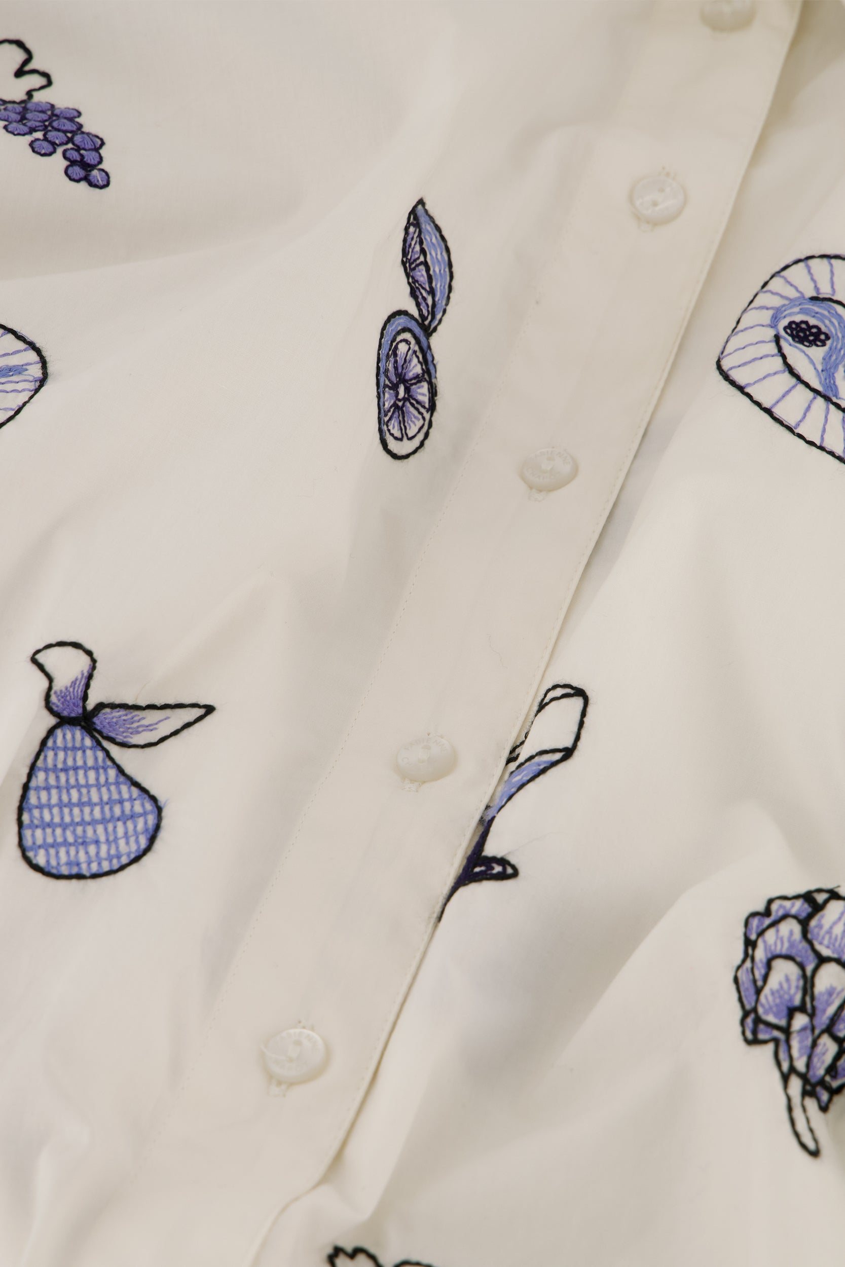 FABIENNE CHAPOT BLOUSE LILOT COSY WHITE/BLUE