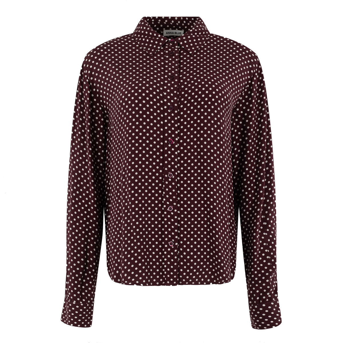 ANNA BLUE BLOUSE LILO BORDEAUX DESSIN