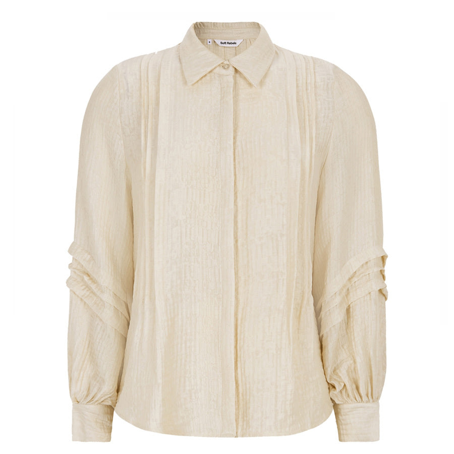 SOFT REBELS BLOUSE CELYSE ARCTIC WOLF