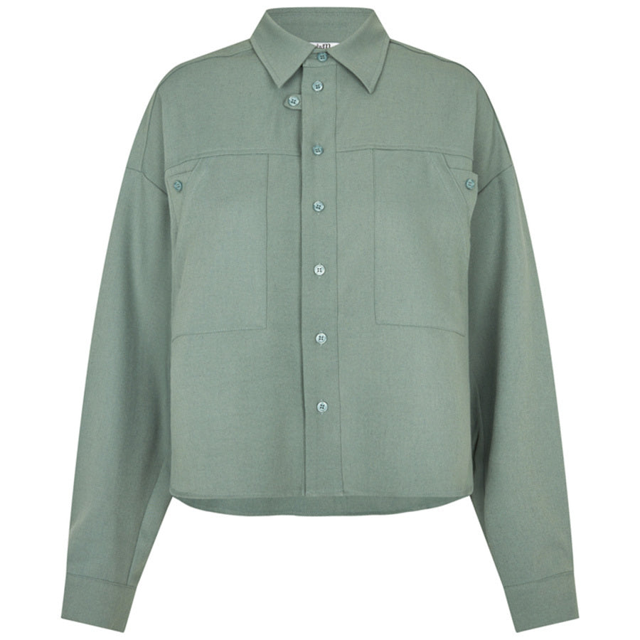 MBYM BLOUSE LEVYA ICEBERG GREEN MELANGE