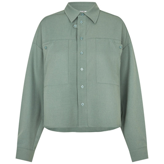 MBYM BLOUSE LEVYA ICEBERG GREEN MELANGE