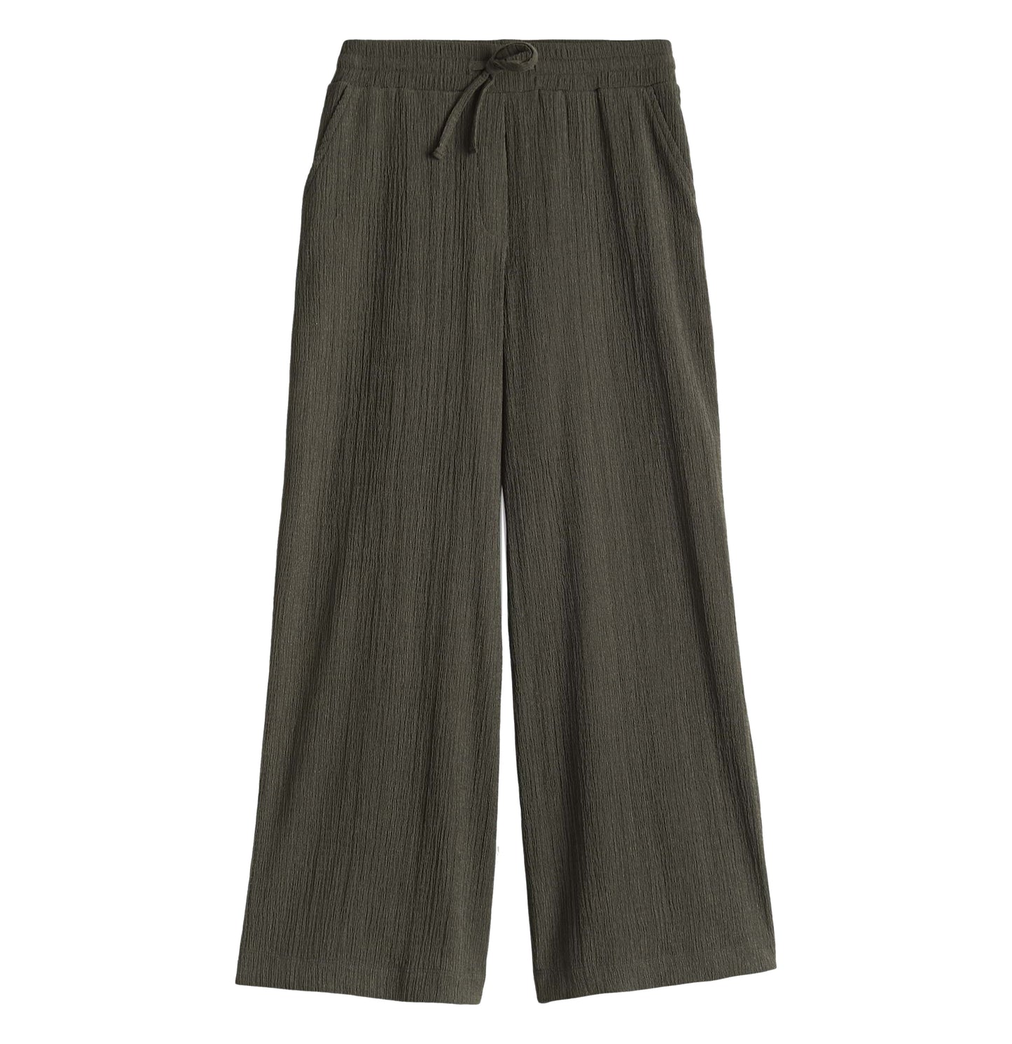 OPUS BROEK MILENI CRINKLE OLIVE LEAF