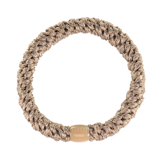 KKNEKKI HAARELASTIEK WHITE SILVER GLITTER STRIPE
