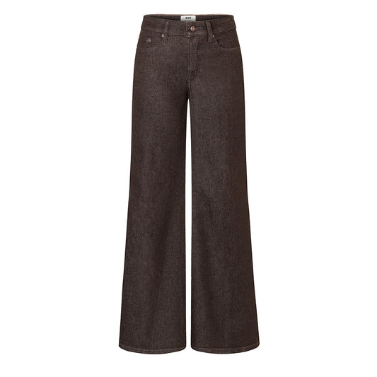 MAC JEANS WIDE FLARE BROWN RINSED