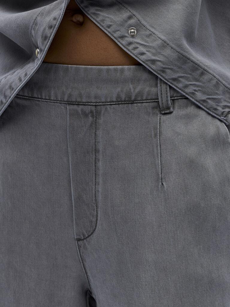 OBJECT BROEK FRAME LIGHT GREY DENIM