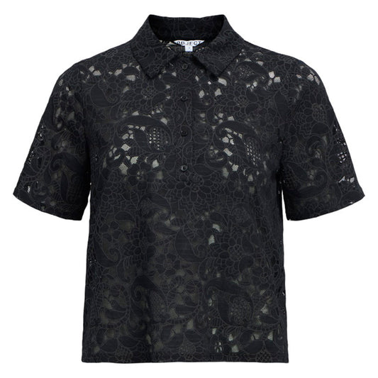 OBJECT POLO BIANCA BLACK