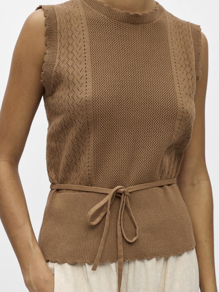 OBJECT TOP JEANY TOASTED COCONUT/MELANGE