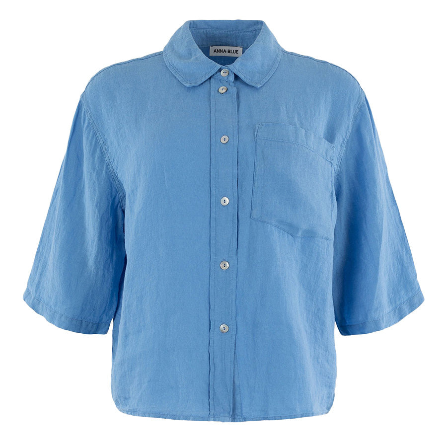 ANNA BLUE BLOUSE LAIA BLUE PACIFIC