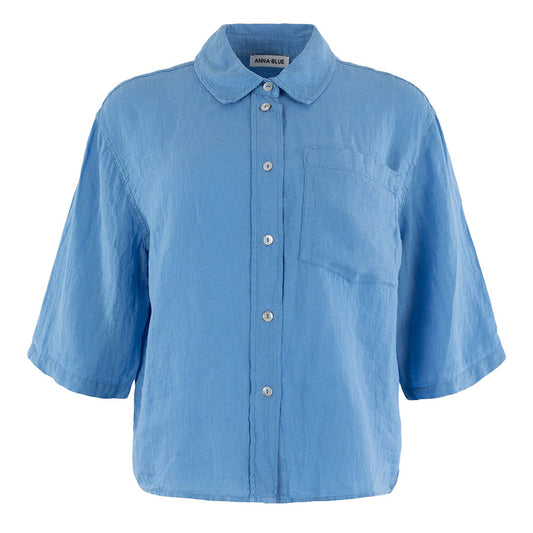 ANNA BLUE BLOUSE LAIA BLUE PACIFIC