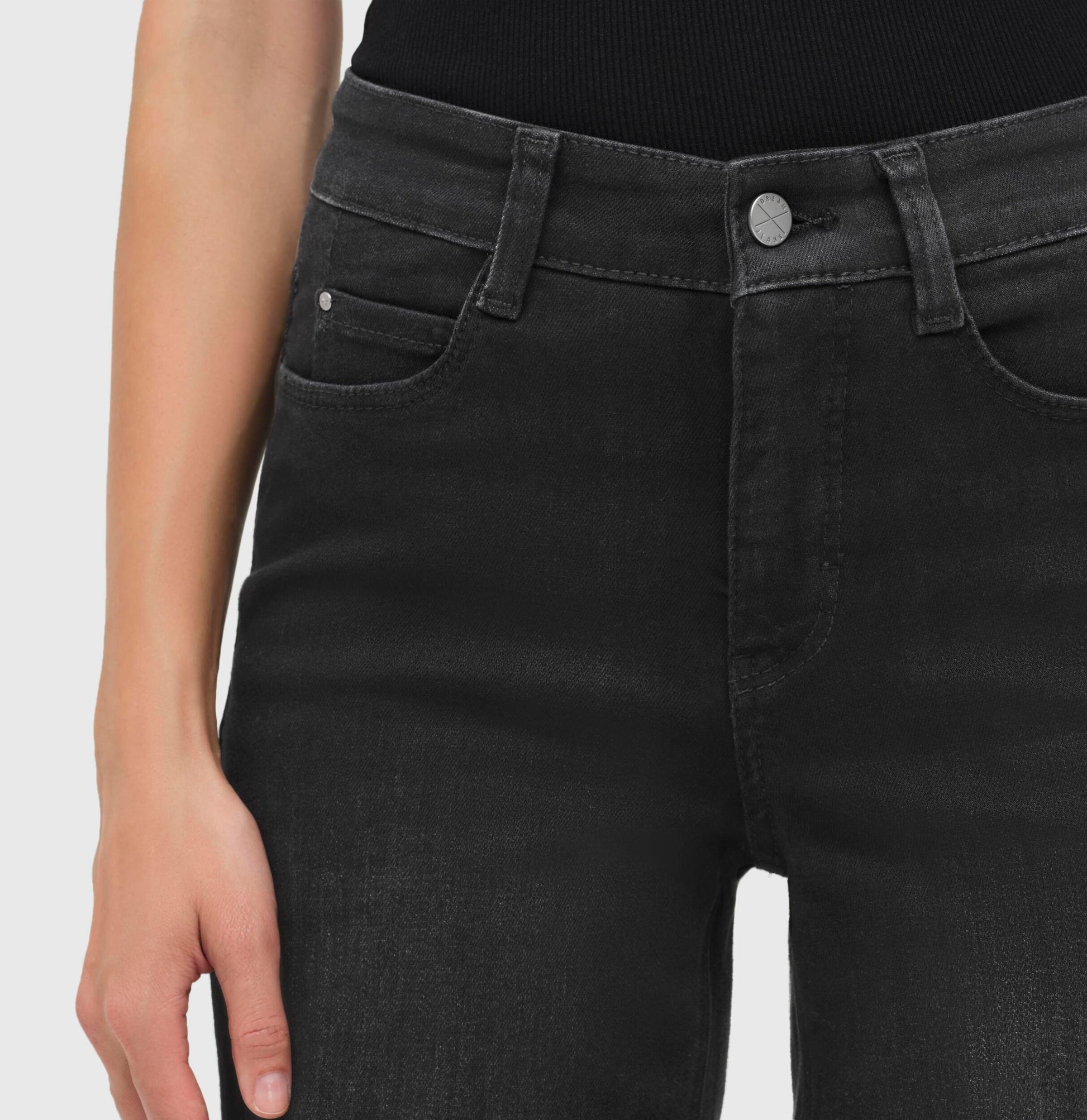 MAC JEANS DREAM WIDE COMMERCIAL BLACK USED