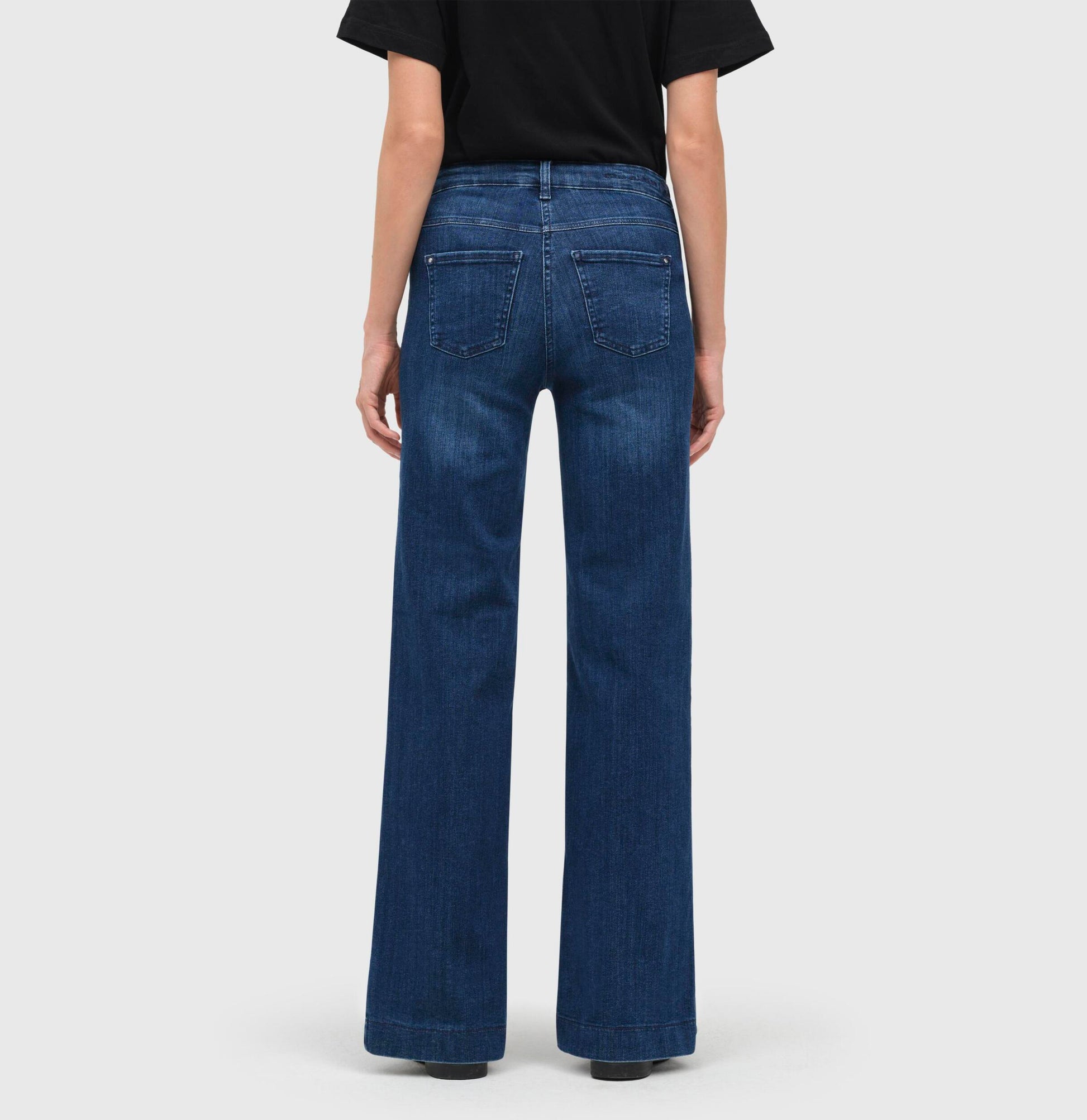 MAC JEANS DREAM WIDE COBALT AUTHENTIC WASH
