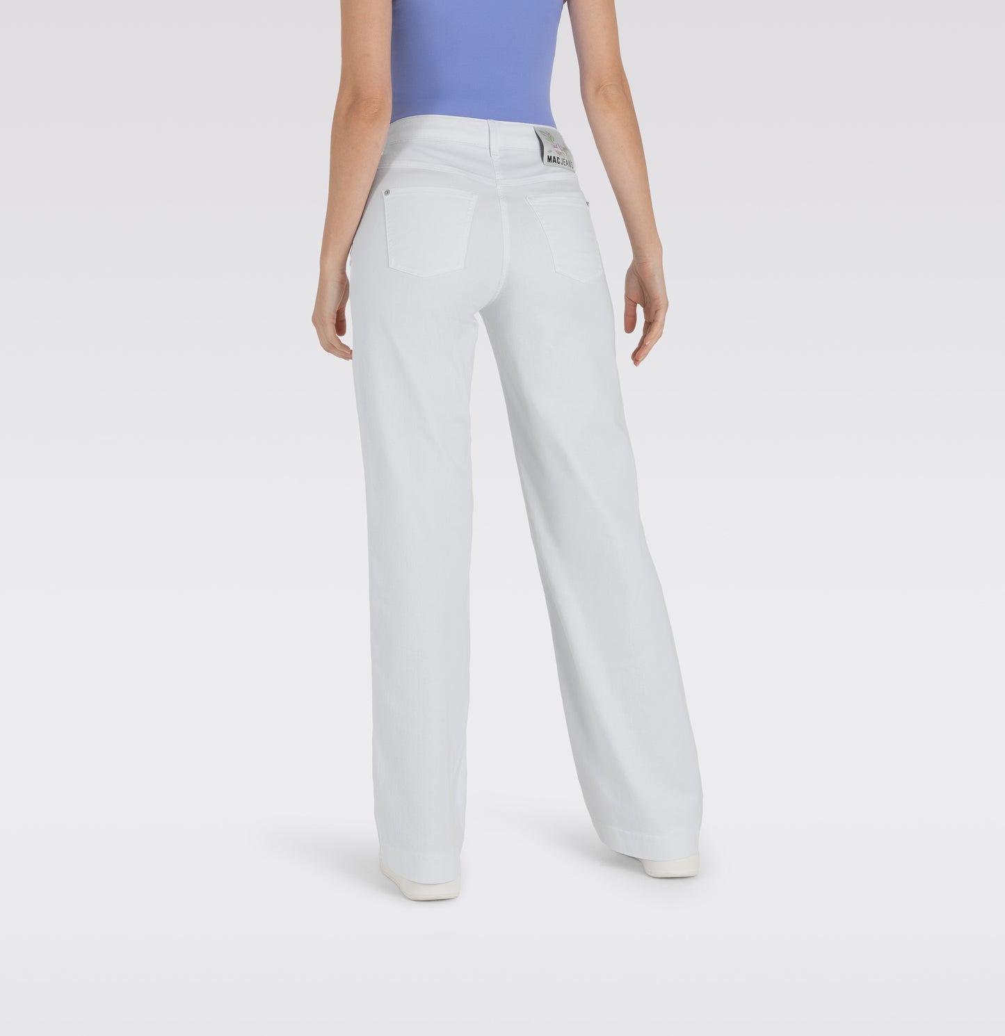 MAC JEANS DREAM WIDE WHITE DENIM