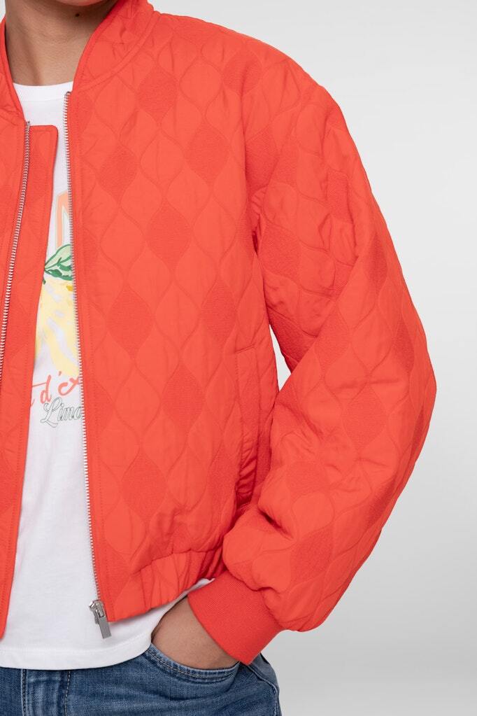 GEISHA JACKET QUILTED CORAL