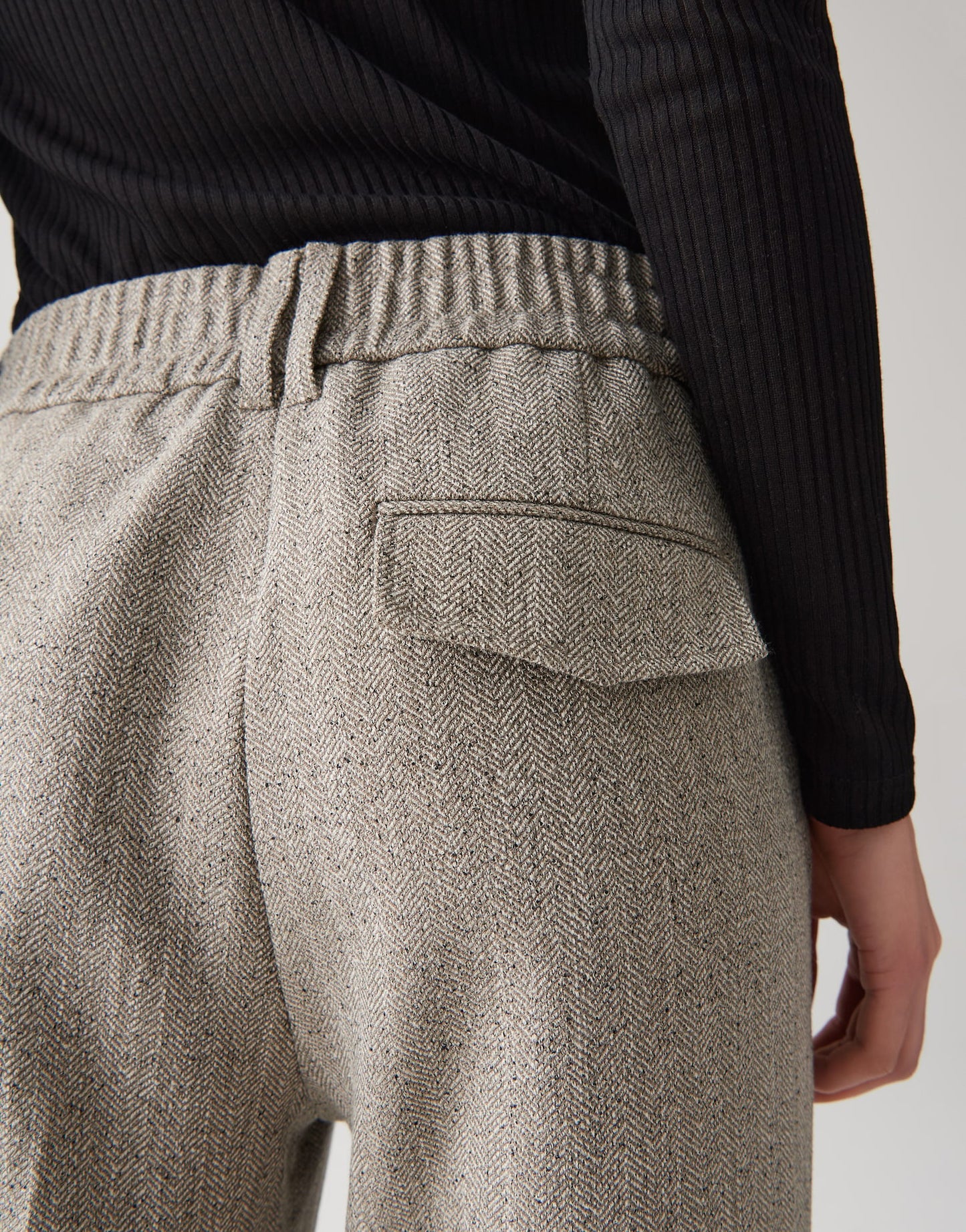OPUS BROEK MEERI HERRINGBONE MACADAMIA