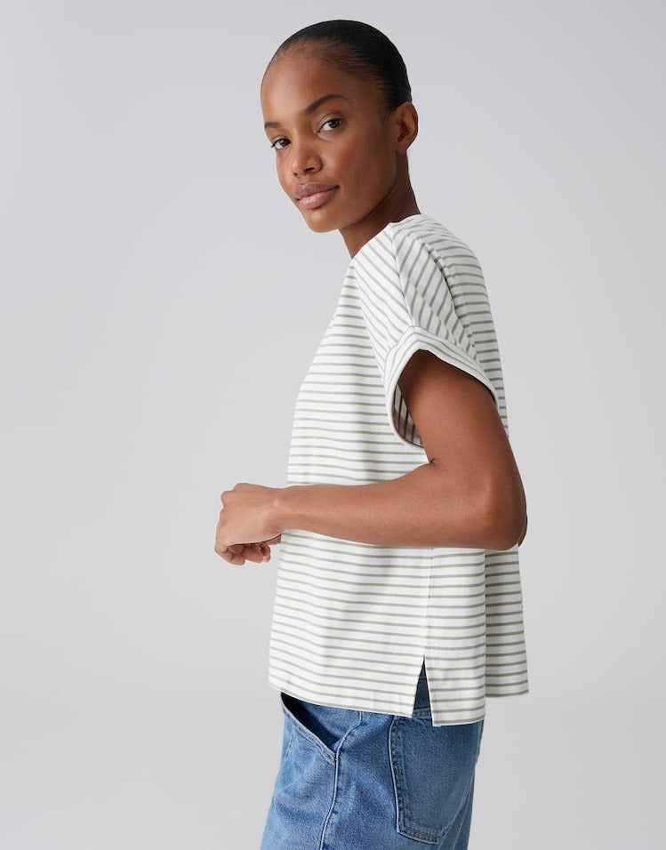 OPUS T-SHIRT SOTEL PALE OLIVE