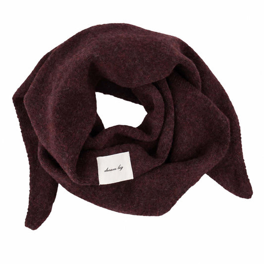 ZUSSS SJAALTJE DRIEHOEK BURGUNDY
