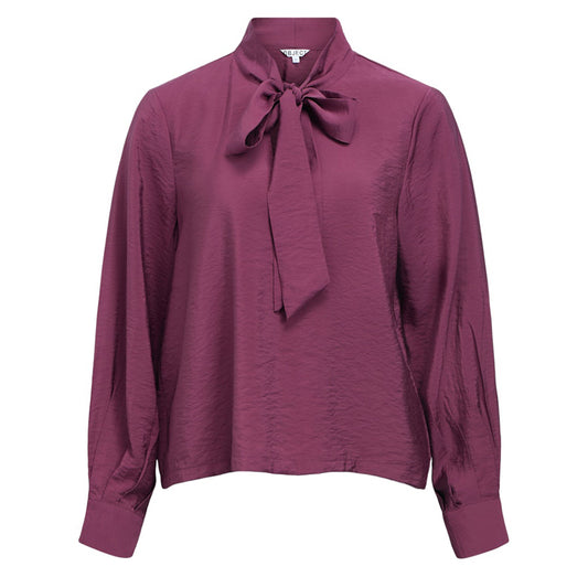 OBJECT BLOUSE JACIRA MAUVE WINE