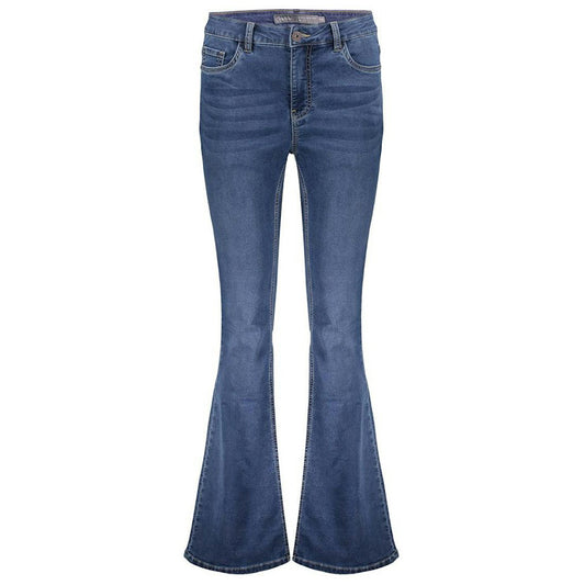 GEISHA JEANS FLARED STONEWASH DENIM