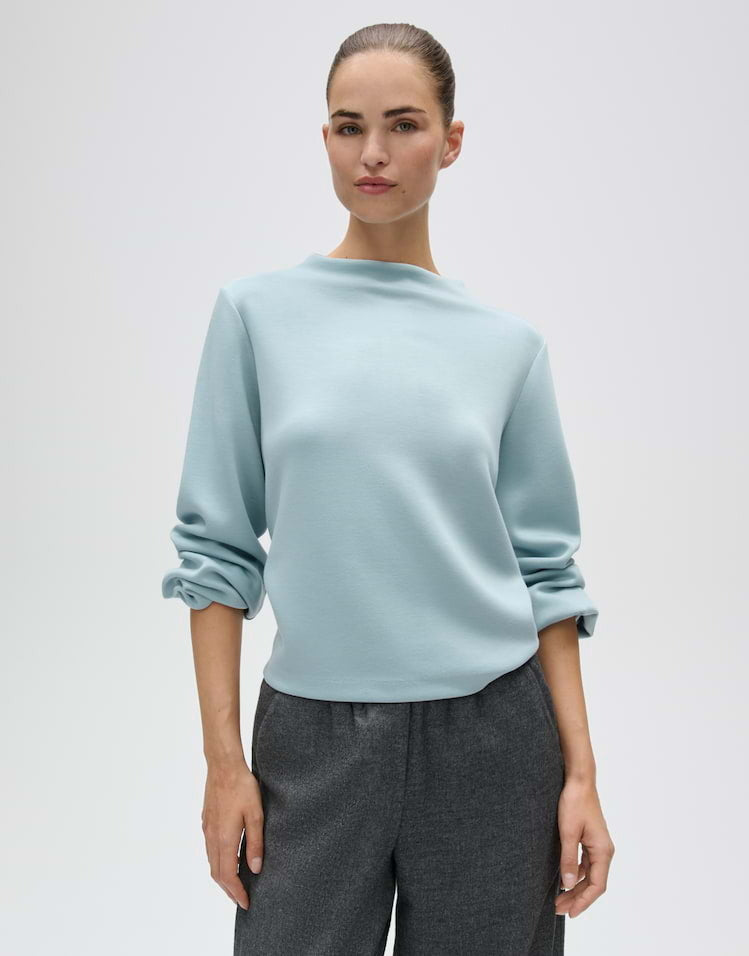 OPUS SWEATER GISINNA DUSTY AQUA