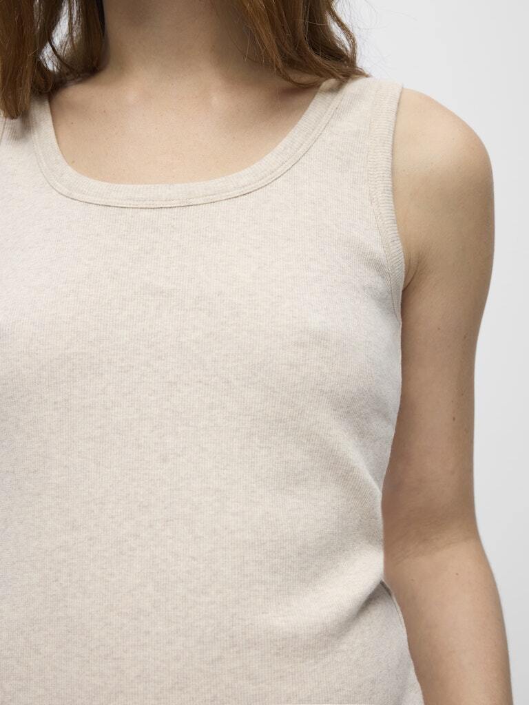 OBJECT TANKTOP MOLLI HUMUS/MELANGE