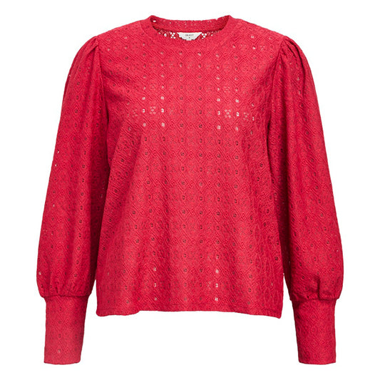 OBJECT SHIRT LAILA KARANDA RED