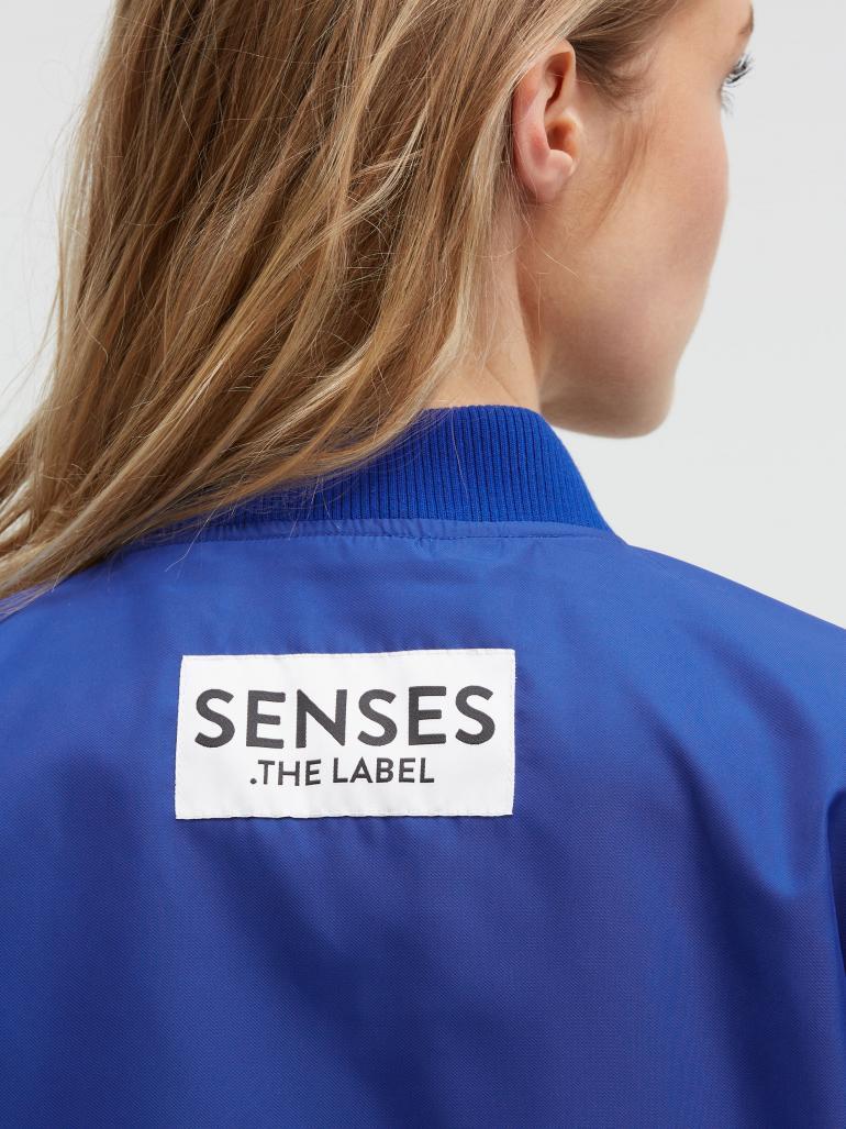 SENSES THE LABEL BOMBERJACKET BRIGHT BLUE