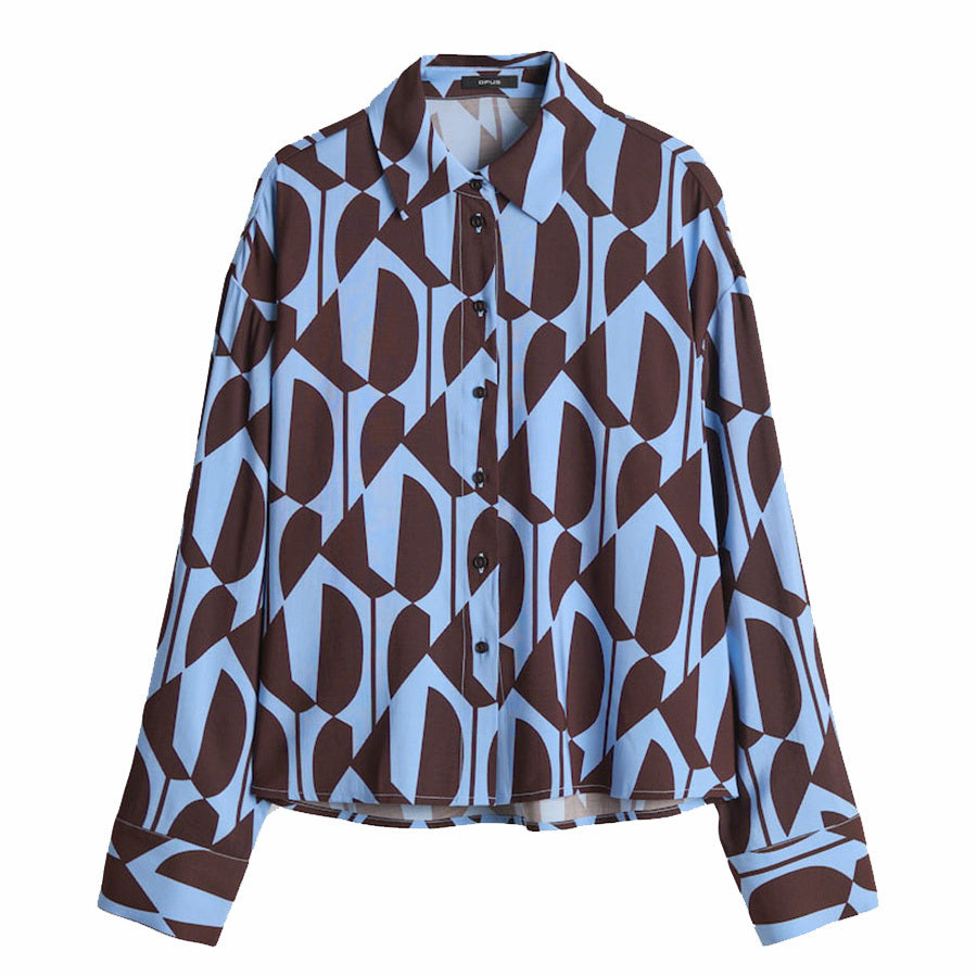 OPUS BLOUSE FETRO WATER BLUE
