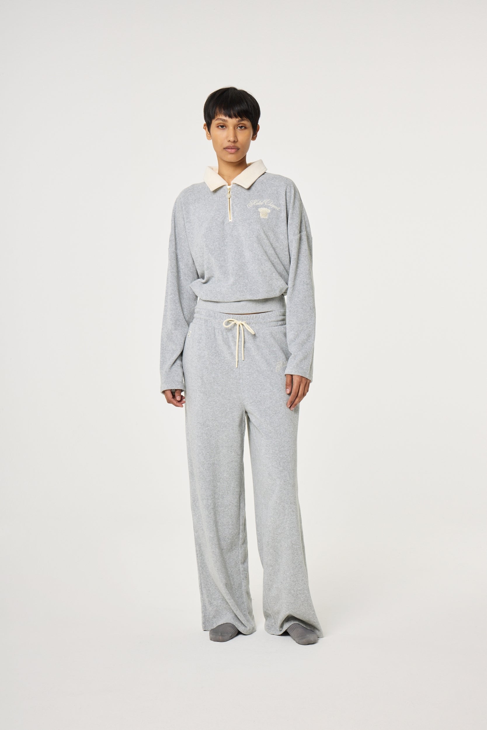 FABIENNE CHAPOT SWEATER HUGO GREY MELANGE