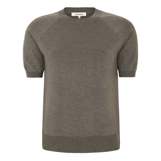 SOFT REBELS TOP MARLA CANTEEN MELANGE