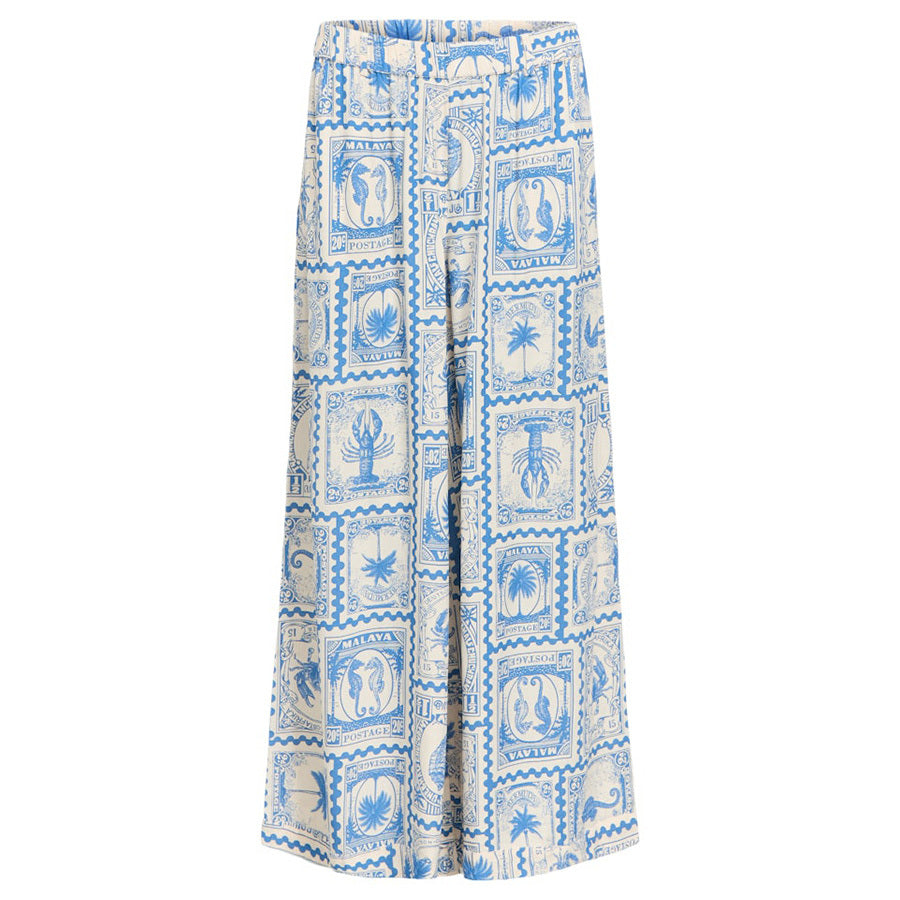 OBJECT BROEK VIMA BIRCH/AZURE BLUE