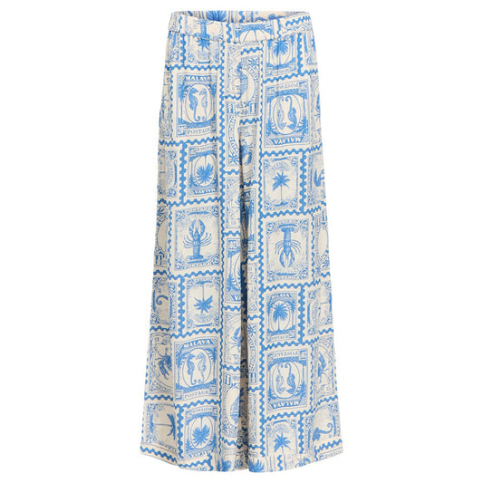OBJECT BROEK VIMA BIRCH/AZURE BLUE
