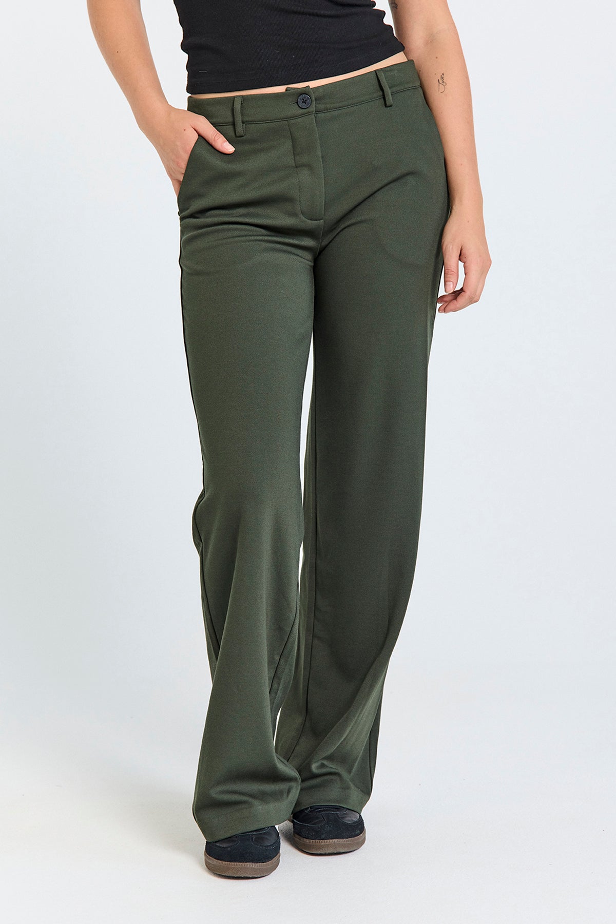 FREEQUENT BROEK NANNI KOMBU GREEN