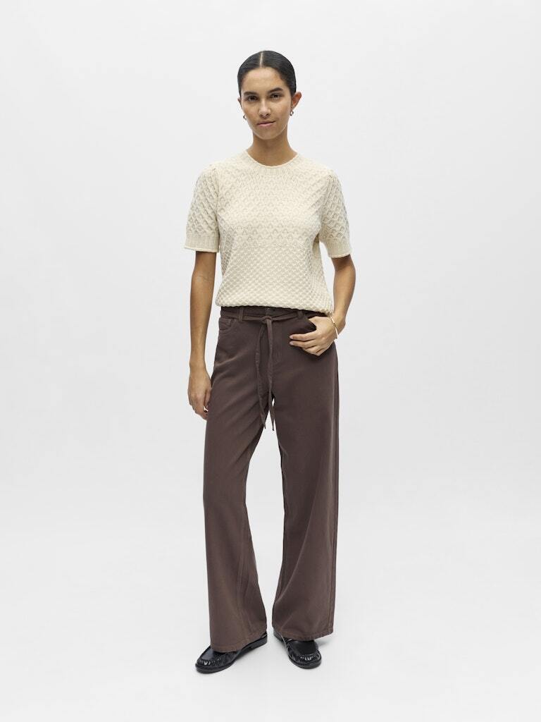 OBJECT JEANS ROSIE WIDE SEAL BROWN