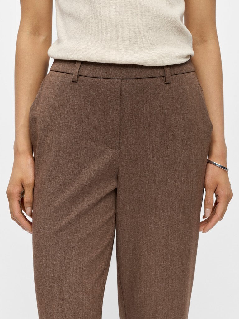 OBJECT BROEK LISA STRAIGHT CARAFE/MELANGE