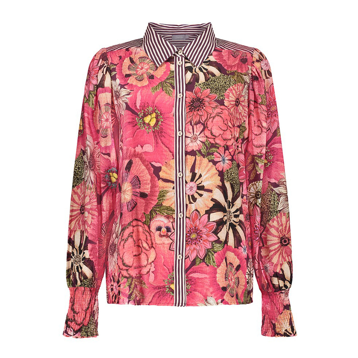 GEISHA BLOUSE PLUM PURPLE/PINK