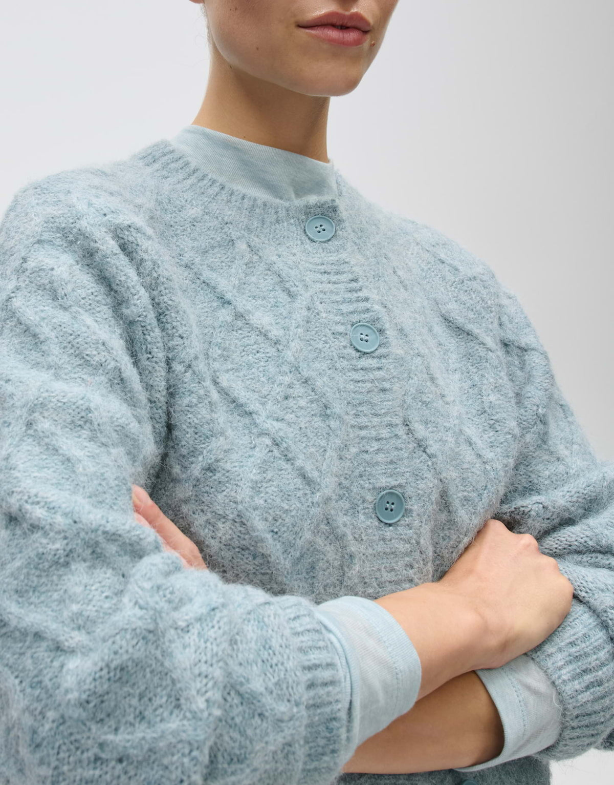 OPUS VEST DABLE DUSTY AQUA 